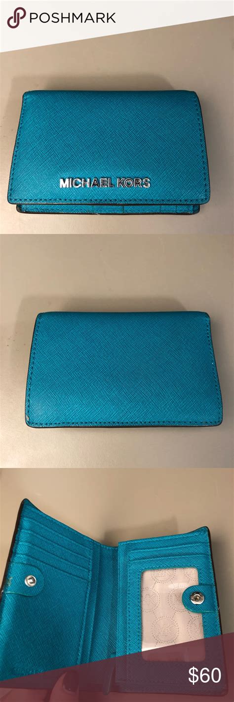 michael kors wallet teal|Michael Kors Wallet purses.